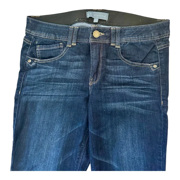 Wit & Wisdom Dark Wash Flare Jeans - Size 10P - Picture 4 of 8